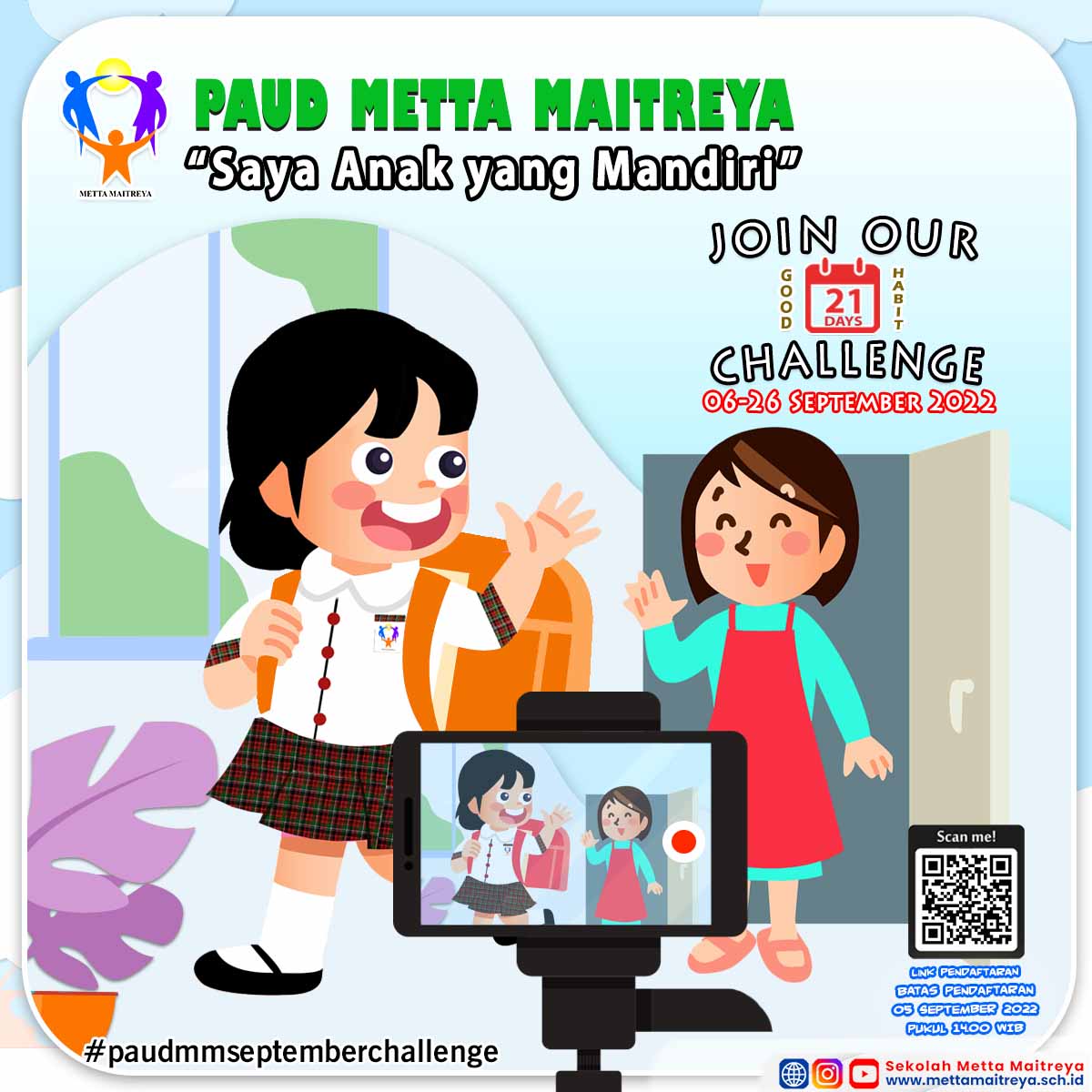 September 21 Days Good Habit Challenge | PAUD METTA MAITREYA